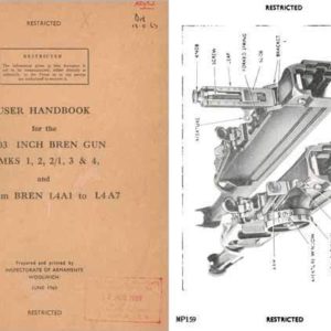 Bren 1969 .303 MKS 1,2,2/1,3 &4; 7.62 L4A1 to L4A7 (all models) Handbook (UK) -Manual