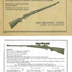 Brenneke Jagdwaffen 1931 Circa