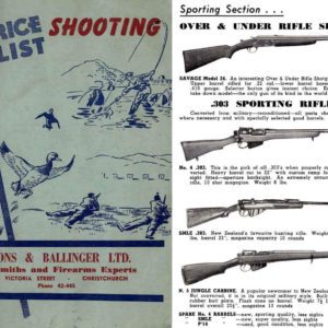 Brons & Ballinger 1960 Circa Guns & Accessories, New Zealand