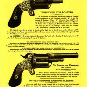 Brooklyn Arms- Slocum Patent Revolver- 1863 Circa Manual