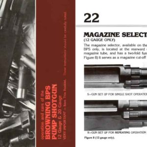 Browning 1970 (circa) BPS Pump Shotgun Manual