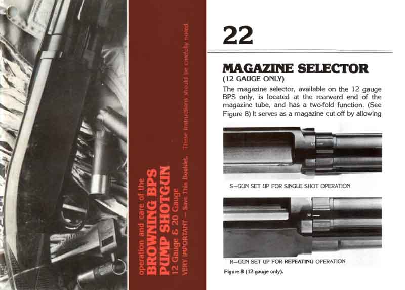 Browning 1970 () BPS Pump Shotgun Manual - GB-img-0