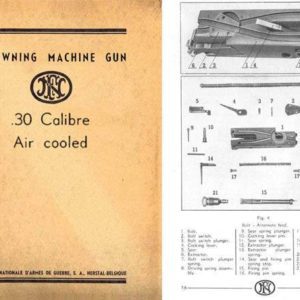 Browning FN-30 (ground) Machine Gun Manual (with reference to FN-38)
