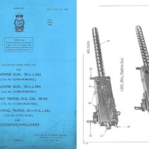 Browning 1965 M1919 L3A3 & L3A4 Illus. Parts List (UK)- Manual