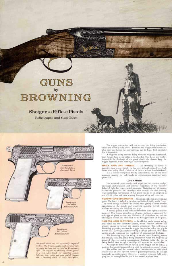 Browning 1963 Arms Co.- Shotguns, Rifles, Pistols Catalog - GB-img-0