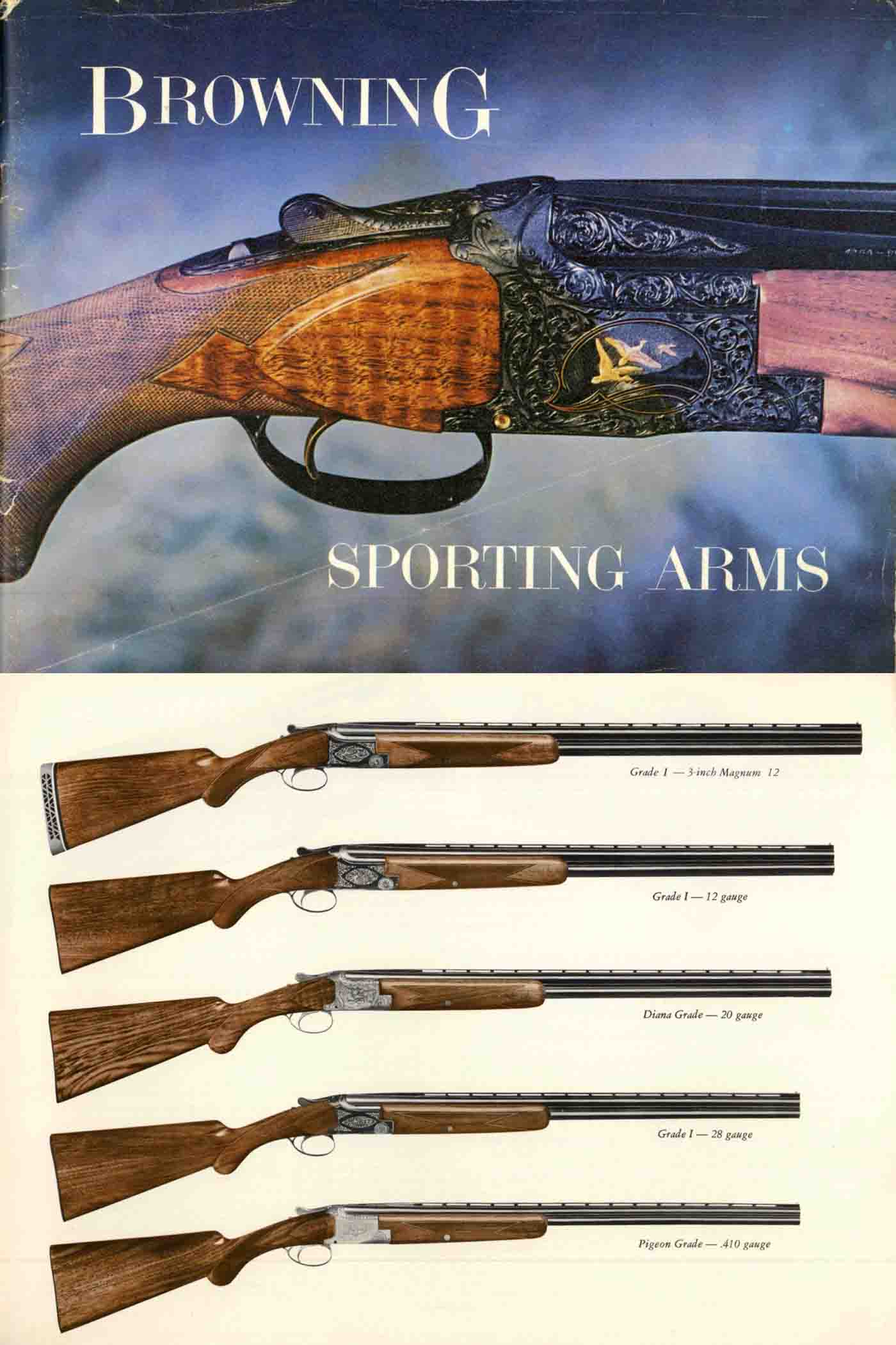 Browning 1966 Shotguns, Rifles, Pistols, Archery Catalog - GB-img-0