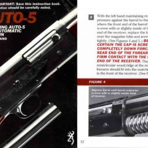 Browning 1984 (circa) Auto-5 Semi Auto Shotgun Manual