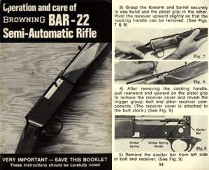 Browning BAR-22 Semi Automatic Rifle Manual - GB-img-0