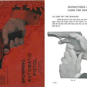 Browning 1913 (circa) FN New Model Automatic Pistol Catalog-Manual