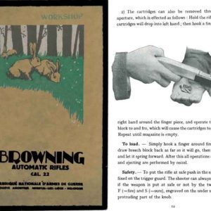 Browning 1936 FN Automatic .22 Caliber Rifles Manual