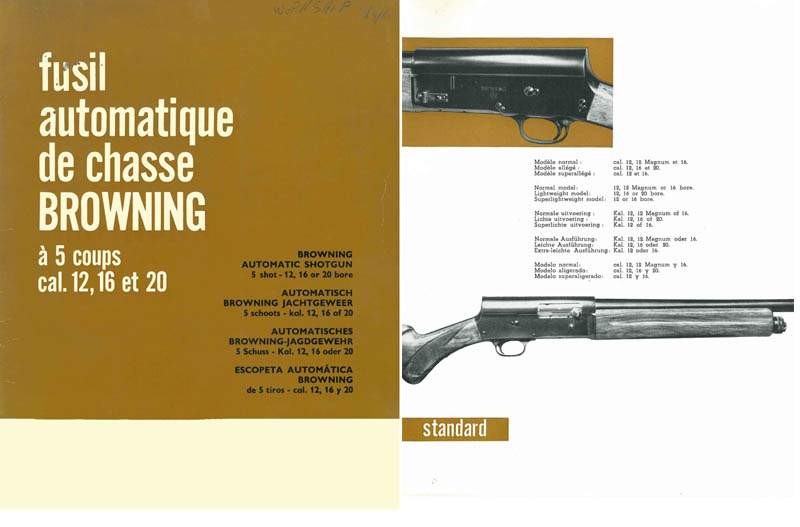 Browning 1961 () FN Automatic Shotgun Grades Catalog - GB-img-0