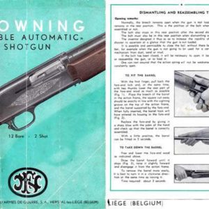 Browning 1955 (circa) Automatic Double Manual