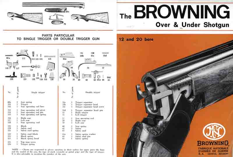 Browning 1960 () FN Over and Under Shotgun Manl 12 & 20 ga- GB-img-0
