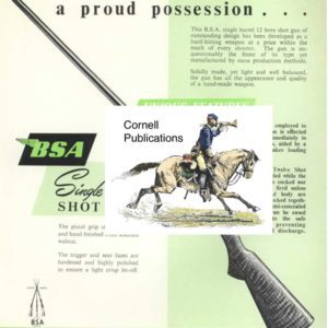 BSA 1955 Single 12 Shotgun Flyer