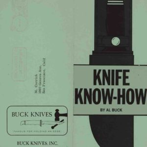 Knife Know-How by Al Buck 1966 San Diego, California