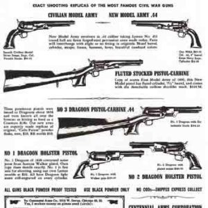 Centennial Replica Arms Corporation 1961 Flyer