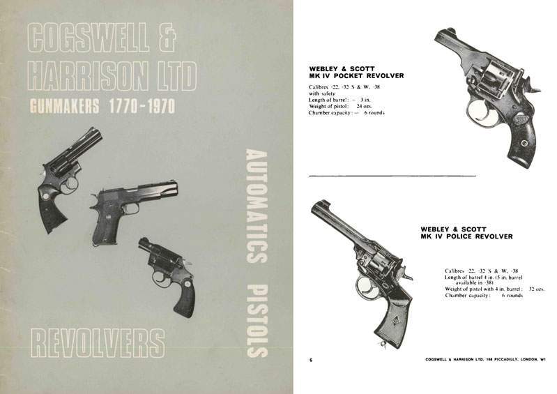 Cogswell & Harrison 1970 Automatic Pistols, Revolvers - GB-img-0