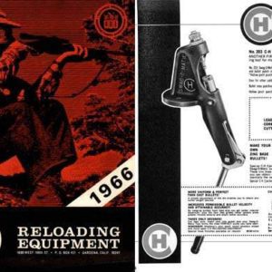 CH Die 1966 Reloading Equipment Catalog
