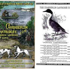 Chamberlin Cartridges 1886 (Early) Ammunition Catalog