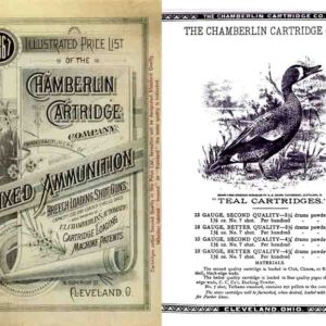 Chamberlin Cartridges 1886 (Late) Ammunition Catalog