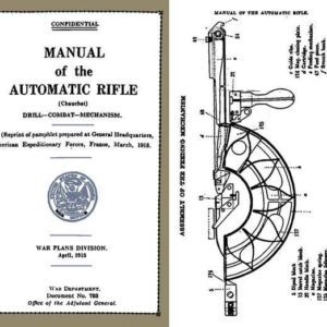 Chauchat 1918 Manual of the Automatic Rifle U.S. War Plans Division