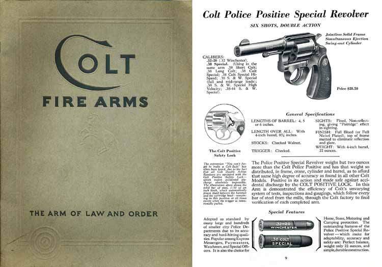 Colt 1933, October- Revolvers and Pistols - GB-img-0