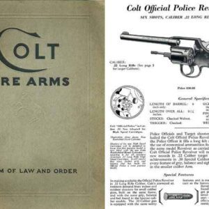 Colt 1934, March- Revolvers and Pistols