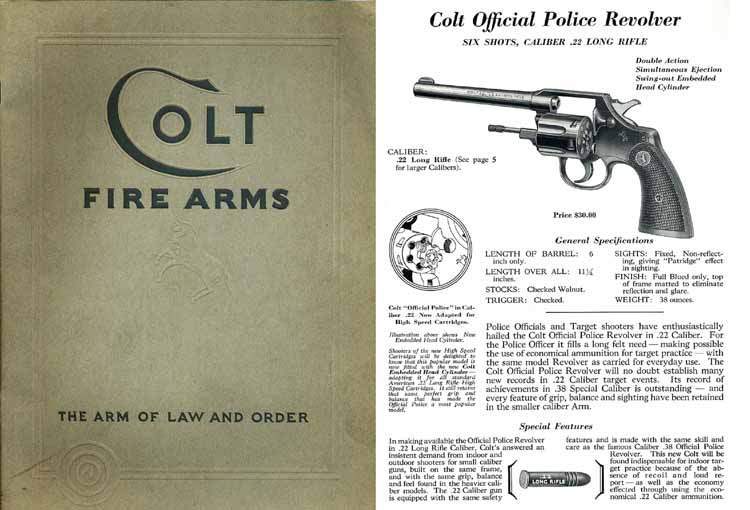 Colt 1934, March- Revolvers and Pistols - GB-img-0