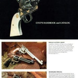 Colt 1972 Handbook and Catalog