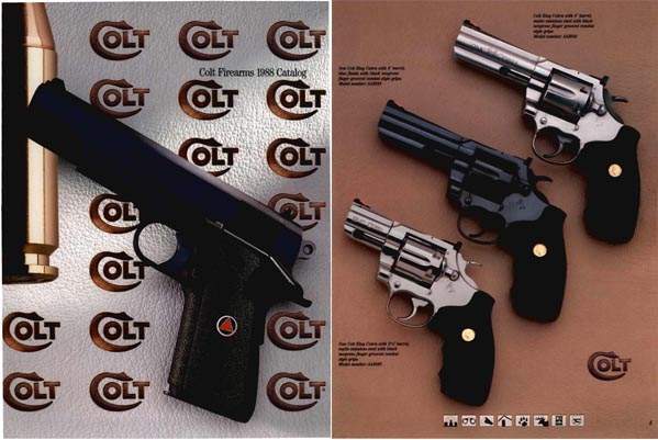 Colt 1988 Firearms Catalog - GB-img-0