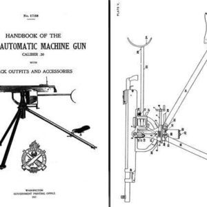 Colt-Browning 1901-1917- M1895 .30 cal Machine Gun (Potato Digger) Manual