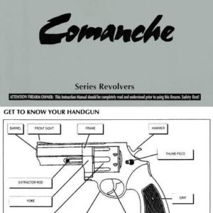 Comanche Revolver Manual- Lasserre S.A., Argentina, SGS Importers