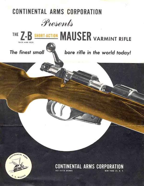 Mauser 1953 Z-B Varmint Flyer Continental Arms