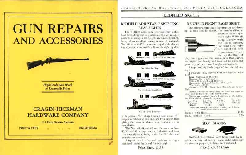 Cragin Hickman- Gun Repairs and Accessories 1939  - GB-img-0