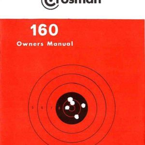 Crosman Model 160 Manual - 1968