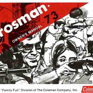 Crosman Model 73 Manual-1970