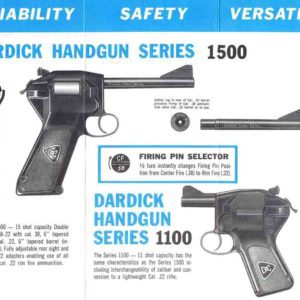Dardick Magazine-fed Revolver Handgun 1959 Circa