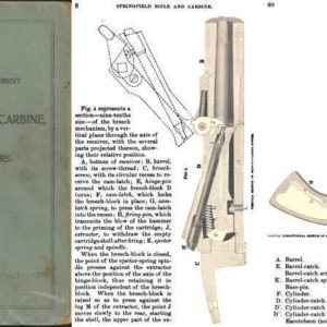 Description and Rules- Springfield Carbine, Army Revolvers- 1898- Manual