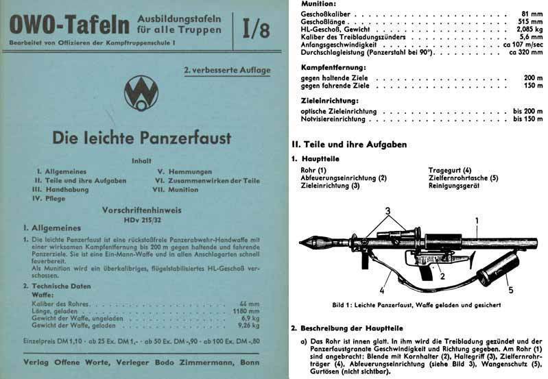 Die leichte Panzerfaust 1960  German Manual - GB-img-0