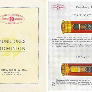 Dominion (CIL- Canada) Ammunition 1930 (Spanish Text)