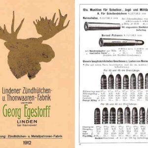 Georg Egestorff 1912 Munition- Lindener ZÃ¼ndhÃ¼tchen-u. Thonwaaren - Fabrik