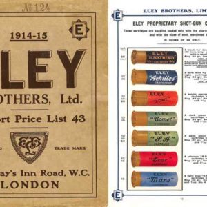Eley 1914-15 Brothers Ltd. Ammunition Catalog
