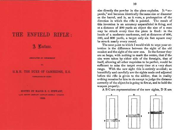 The Enfield Rifle, A Lecture 1858 by Maj. A. Stewart- Manual - GB-img-0