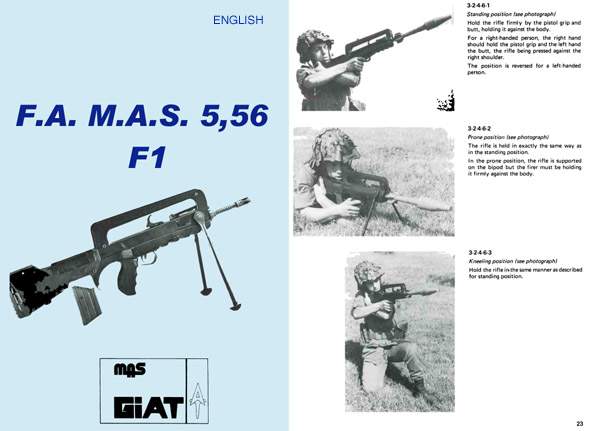 FAMAS GiAT F1 Submachine Gun- English version- Manual - GB-img-0