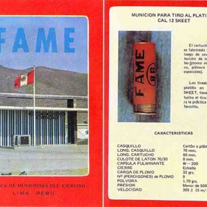 FAME - Fabrica de Municiones del Ejercito 1985 Lima, Peru