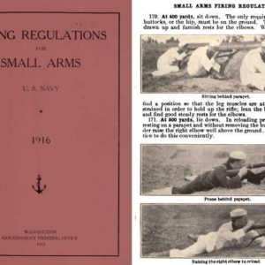 Firing Regulations for Small Arms 1916 US Navy