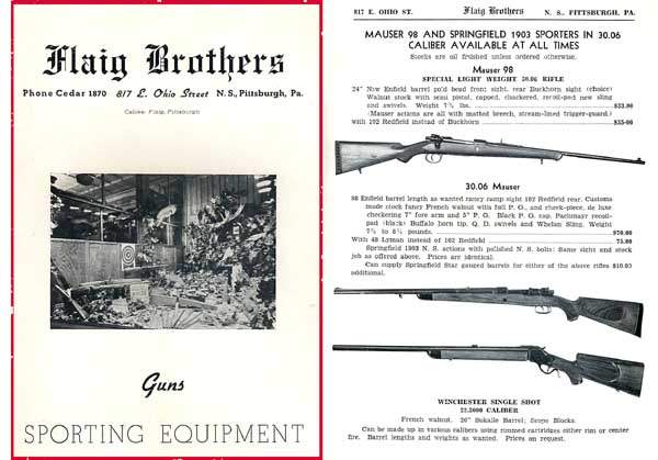 Flaig Brothers 1940 Gun Catalog (Pittsburgh, PA) - GB-img-0