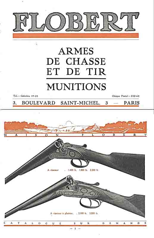 Flobert Munitions et de Chasse c.1930 le catalogue - GB-img-0