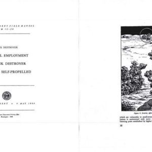 FM 18-20 1944 Tactical Employment of Tank Destroyer Platoon Self-Propelled