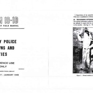FM 19-10 1945 Military Police in Towns and Cities